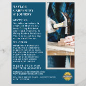 ウッド＆ハンマー, 大工, 大工の広告 チラシ (正面)