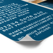 ウッド&ハンマー、大工、大工広告の ポスター (角)