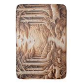 ウッド バスマット (正面縦)