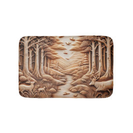 ウッド バスマット