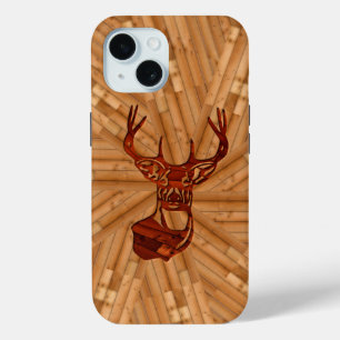 ウッド – バックディアー山 iPhone 15ケース