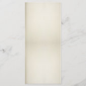 ウッド、バーラップ、トウェインハート結婚式招待状メニュー メニュー (裏面)