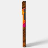ウッド ビブラント カラー リバー Case-Mate iPhoneケース (裏面 / 左)