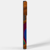 ウッド ビブラント カラー リバー Case-Mate iPhoneケース (裏面 / 右)