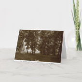 ウッド、ビュートパークカーディフ – セピア調色 カード (裏面)