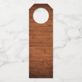 ウッド・ブルゴーニュ素朴ーフローラ夫妻結婚 ボトルネックタグ (裏面)