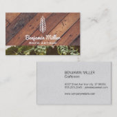 ウッド | ブルワリー | アルティザン 名刺 (正面/裏面)