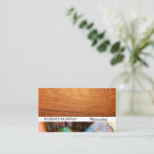 ウッド |ブ絵を描ブ 名刺 (スタンド正面)