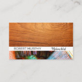 ウッド |ブ絵を描ブ 名刺 (正面)