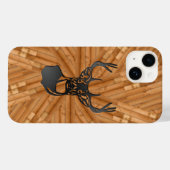 ウッド – ホワイトテールバックディアー Case-Mate iPhoneケース (裏面 (横))