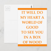 ウッド ポストカード (正面/裏面)