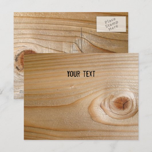 ウッド ポストカード (正面/裏面)