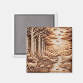 ウッド マグネット (正面/裏面)