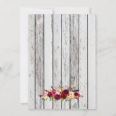 ウッド・メー素朴ソン・ジャー・ベビー・シャワーの招待状 招待状 (裏面)