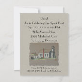 ウッド·ルーラル·チャーチ 招待状 (裏面)