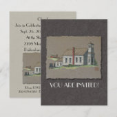 ウッド·ルーラル·チャーチ 招待状 (正面/裏面)