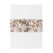 ウッド&レース卒業パーティーエンベロープ招待状 招待状ベリーバンド (裏面例)