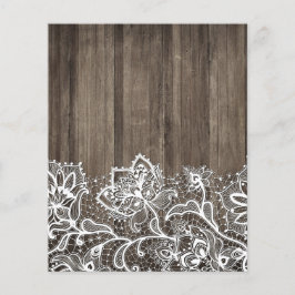 ウッド&レース素朴スクラップブック紙