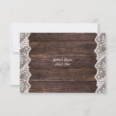 ウッド&レースno Meal 出欠カード (裏面)