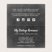 ウッド&レ素朴ースフローラChalkboardありがとう (内部フラット)