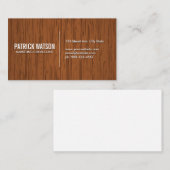 ウッド 名刺 (正面/裏面)