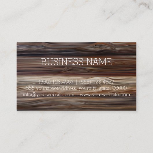 ウッド 名刺 (裏面)