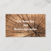 ウッド 名刺 (正面)