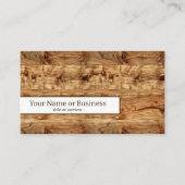 ウッド 名刺 (正面)