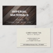 ウッド | 大かっこ 名刺 (正面/裏面)