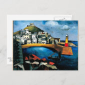 ウッド - 港 ポストカード (正面/裏面)