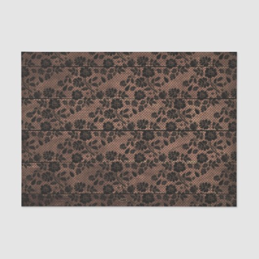 ウッド&素朴フローラレースレースのようランジェリーシャワー 薄葉紙 (正面)