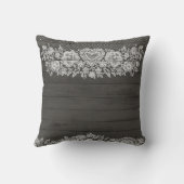 ウッド&素朴ホワイトレースファームハレースのようウハウスシック クッション (裏面)