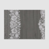 ウッド&素朴ホワイトレースファームハレースのようウハウスシック 薄葉紙 (正面)