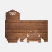 ウッド&素朴ホワイトレース誕生日ティアラ フェイバーボックス (折り畳みなし)