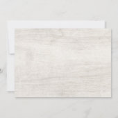 ウッド&素朴ユーカリプタスボタニカルブライダルシャワー 招待状 (裏面)