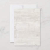 ウッド&素朴ユーカリ葉植物学結婚院 サンキューカード (裏面)