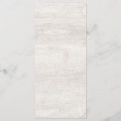 ウッド&素朴ユーカリ葉植物学結婚院 プログラム (裏面)