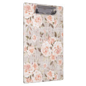 ウッド&素朴ヴィンテージバラロマンチックなシャビーシック クリップボード (右)