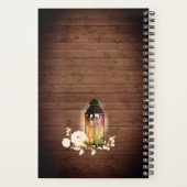 ウッド&赤面バラグリーンリーフローラウェディングプランナー プランナー手帳 (裏面)