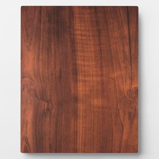 ウッドWALNUT仕上買げ空白のブランブランシュ+文字 フォトプラーク (正面)