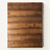 ウッパーソナライズされたド&石板建築 ノートブック (裏面)