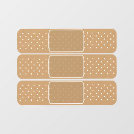 ウッヒバンプスティッキープラスターノベルティ ウィンドウサイン