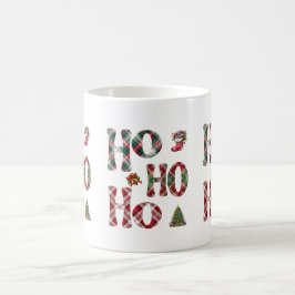 ウッホッホ チェック柄 クリスマス コーヒーマグカップ