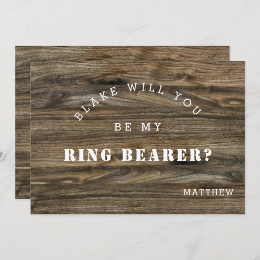 ウッモダンドが私のリングや輪の持ち主のカードに ノートカード (正面/裏面)