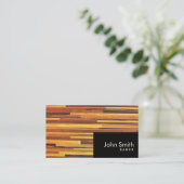 ウッモダンドストライプ·ベイカー名刺 名刺 (スタンド正面)