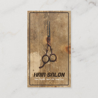 ウッモダンド&シザーヘア美しいサロン 名刺