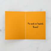 ウッ幽霊のよく出るズハロウィン カード (内部)