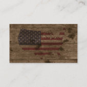 ウッ素朴ドオーバー統一された州名刺 名刺 (裏面)