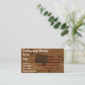 ウッ素朴ドオーバー統一された州名刺 名刺 (スタンド正面)