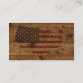 ウッ素朴ドオーバー統一された州名刺 名刺 (裏面)